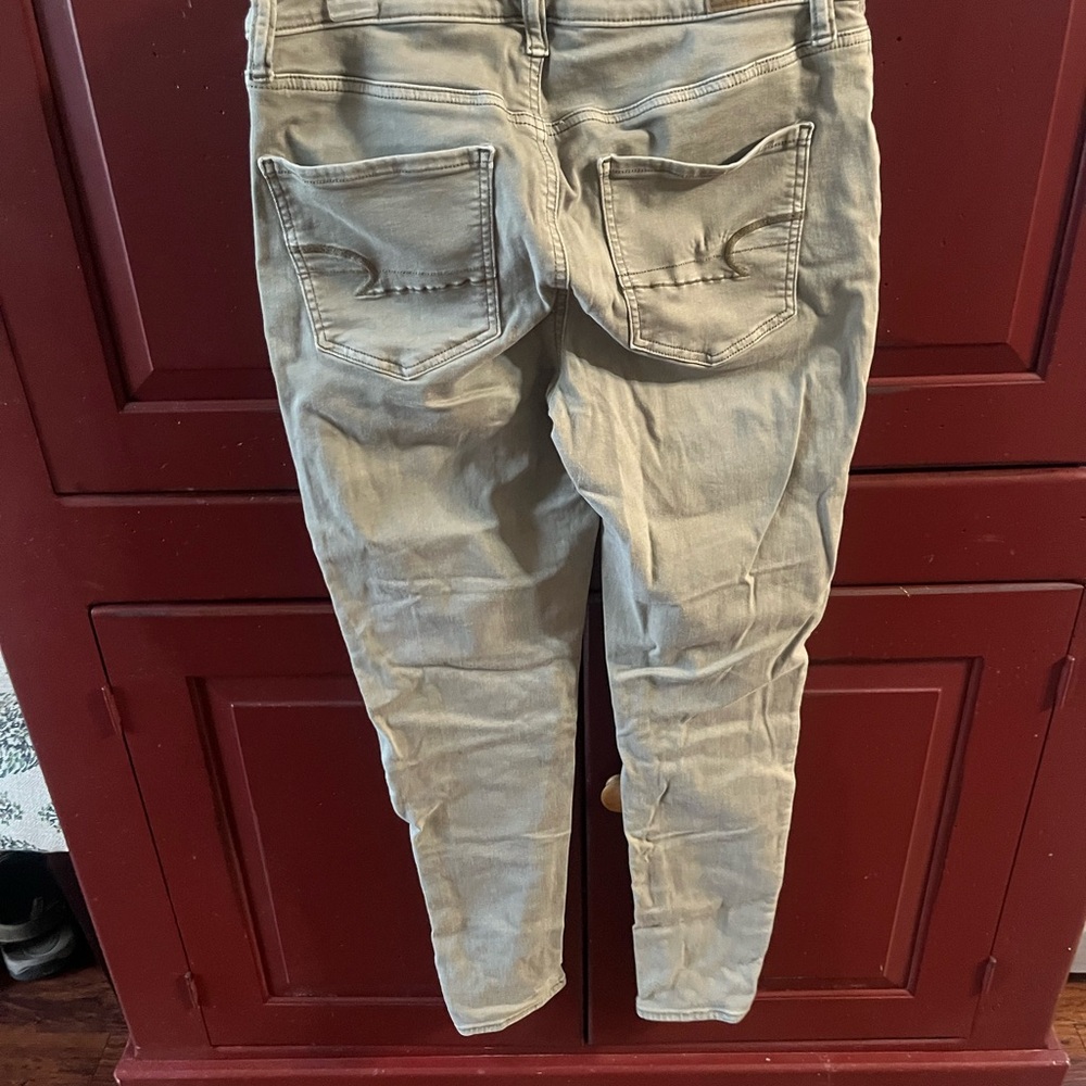 American Eagle Outfitters Light Gray Jeans